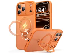 Peerock iPhone 17 Pro 用ケース MagSafe対応 縦横両対応 角度自由調整 カメラコントロールボタン 米軍MIL規格 精密カメラホール保護 耐衝撃 高耐久性 フィット感 ワイヤレス充電対応 半透明マット 指紋防止 強力磁力