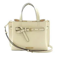 マイケルコース MICHAEL KORS エミリア サッチェル 2way ハンドバッグ ショルダーバッグ 白 ホワイト /MI ■OS