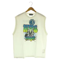 ヒステリックグラマー HYSTERIC GLAMOUR 23SS MAJOR WORLD TOUR ノースリーブTシャツ プリント XL ダーティホワイト /MY ■OSのサムネイル
