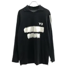 Y-3 ワイスリー GRAPHIC LOGO LONG SLEEVE TEE  グラフィックロゴロングスリーブTシャツ JN4876 ブラック S