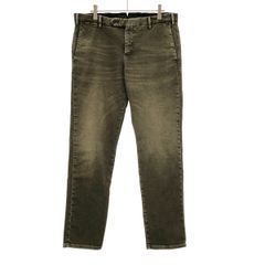 美品 PT TORINO コットンリネン リネンデニム デニムトラウザーズ 52