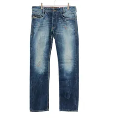 DIESEL ディーゼル IAKOP ダメージデニムパンツ  インディゴ W30 L30