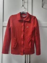 ラコステ 防風 ニット カーディガン