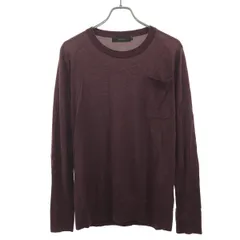 ARTISAN アルチザン カシミヤポケットニットセーター 59-34KW03 バーガンディー Mのサムネイル