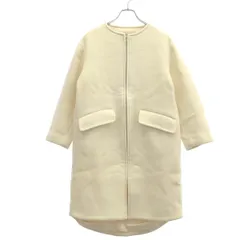 SPICK AND SPAN スピックアンドスパン 17AW ジップアップノーカラーコート 17-020-200-5070 ホワイト 34のサムネイル