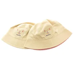 ファミリア Familiar ハット 帽子 2点セット まとめ クマ刺繍 47 ベージュ系 /UO