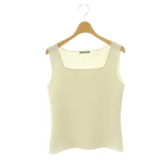 セオリーリュクス theory luxe Lurex Knit 2 Ennon Sweater スリーブレスラメニット カットソー 38 ライトグレー /HK ■OS