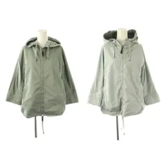 Sマックスマーラ 'S Max Mara リバーシブル ジャケット ブルゾン フード 34 ライトブルー ライトグリーン /NR ■OSのサムネイル