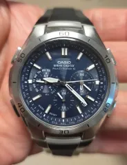 CASIO ユテヤン(YOO TAEYANG)電波時計 ブルー WVQ-M410-1A