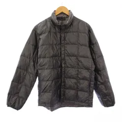 モンベル Montbell U.L.ダウンインナージャケット スタンドカラー アウター ショート丈 ワンカラー ナイロン L グレー 1101283 /BB