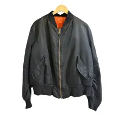 XL 90s アルファインダストリーズ MA-1 ブルゾン ブラック