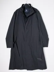 BURBERRY LONDONバーバリー ロンドン 日本製 シャドーチェック中綿ライナー付き シルク混スタンドカラーロングコート【M】【MCTA79645】