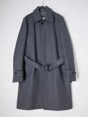 TOMORROWLAND PILGRIMトゥモローランド ピルグリム ベルト付き ウールステンカラーコート 【50】【MCTA79535】