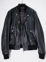 D SQUARED2ディースクエアード 2009AW セミダブル レザー ボンバージャケット【48】【MJKA79213】