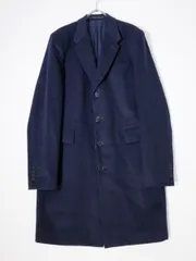 PS Paul Smith/ピーエス ポールスミス 裏地ドット柄 ウールチェスターコート【XL】【MCTA73909】