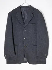 BURBERRY LONDONバーバリーロンドン 高級羊毛 裏チェックダブルフェイスウール テーラードジャケット【M】【MJKA73484】