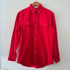 プレンティス Prentiss  ネルシャツ サイズM 赤 80's アメリカ製