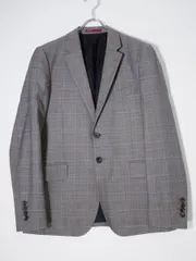 PS Paul Smith/ピーエス ポールスミス 羊毛ウール グレンチェック 2Bテーラードジャケット【M】【MJKA73842】