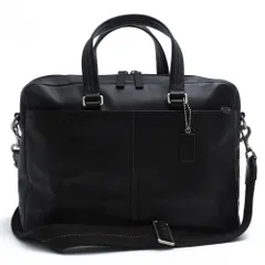 コーチ／COACH バッグ ブリーフケース ビジネスバッグ 鞄 ビジネス メンズ 男性 男性用 レザー 革 本革 ブラック 黒  F70670 Legacy Leather Zip Commuter レガシー ジップ コミューター 2WAY ショルダーバッグ