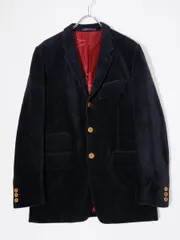 Paul Smith Collectionポールスミス コレクション 日本製 ナイロン細畝パイル テーラードジャケット【M】【MJKA79626】
