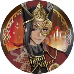 【中古】バッジ・ビンズ ジャミル・バイパー 「ディズニー ツイステッドワンダーランド トレーディングオーロラメタル缶バッジ マスカレードドレスVer. 」