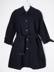 MARGARET HOWELLマーガレットハウエル 日本製 ベルト付きウールステンカラーコート【2】【LCTA79629】