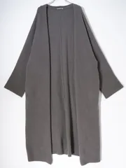 Deuxieme Classeドゥーズィエムクラス 2019AW EVERYDAY I LIKE. FLANNEL ロングカーディガン【フリー】【LKNA72559】