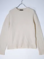 Drawerドゥロワー ウールクルーネックアゼニット【1】【LKNA70429】 Drawer - Drawerドゥロワー ウールクルーネックアゼニット【1