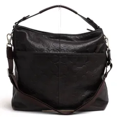 コーチ／COACH バッグ トートバッグ 鞄 ハンドバッグ メンズ 男性 男性用 レザー 革 本革 ダークブラウン 茶 ブラウン  70249 オプアート レザー イースト ウエスト クロスボディ サッチェル  2WAY ショルダーバッグ 定番