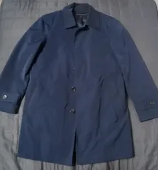 UNIQLO メンズ ステンカラーコート ネイビー Sサイズ 出品