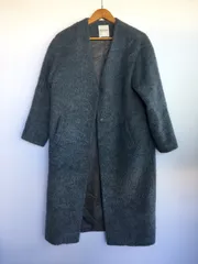 Ray BEAMS シャギーノーカラーコート レディース グレー 3052202512220017のサムネイル