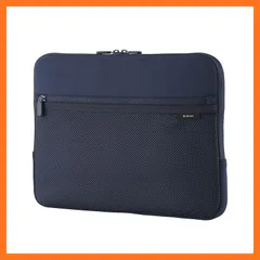 【新品】 エレコム パソコンケース PC用インナーバッグ ネオプレン 14インチ ファスナーポケット ネイビー BM-IBPTNP14NV 1