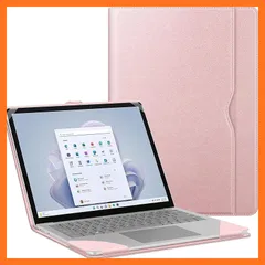 【新品】 Fintie for Microsoft Surface Laptop 7 13.8インチ/ 6 / 5 / 4 / 3 / 2 ケース 保護カバー 13.5インチ PU合成皮 ポケット付き 磁気バックル 耐衝撃性 傷防止 おしゃれ (モデル番号 1