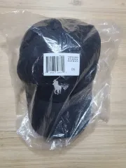 正規品/新品 ミディアムポニー ポロ ラルフローレン ブラック ボールキャップ 帽子