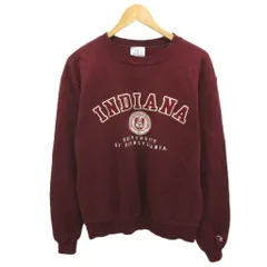 チャンピオン CHAMPION 古着 スウェット トレーナー プリント M ワインレッド ■MET2