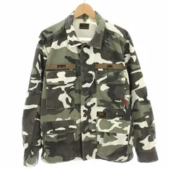 ダブルタップス WTAPS 16SS ジャングルロングスリーブ02シャツアーバンカモ JUNGLE LS 02SHIRT URBAN CAMO カバーオール ジャケット アウター カモフラ柄 ミリタリー柄 3 カーキ 白 ホワイト 161GWDT-SHM01のサムネイル
