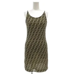 フェンディ FENDI ヴィンテージ ズッカ柄 キャミソールワンピース