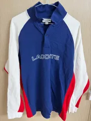 ラコステ カラーブロック 長袖 ポロTシャツ