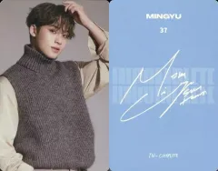 【中古】コレクションカード(男性) 37[NORMAL]：37：SEVENTEEN/MINGYU(ミンギュ)/NORMAL/「2021 SEVENTEEN ONLINE CONCERT ＜IN-COMPLETE＞」トレーディングカード