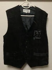 美品　ニットベスト　ブラック　3