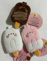 Molang アイスクリーム ぬいぐるみ キーホルダー