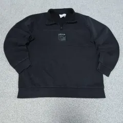 L アディダス ハーフジップ スウェット