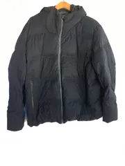 UNIQLO シームレスダウンパーカ メンズ 3XL ブラック 3052202512220024