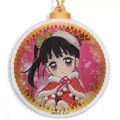【中古】キーホルダー 栗花落カナヲ 「鬼滅の刃×ufotable cafe クリスマスイベント2020 ランダムオーナメント風アクリルチャーム Aグループ」