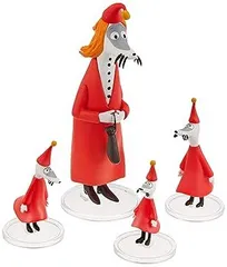 UDF ウルトラディテールフィギュア No.413 ムーミンシリーズ4 フィリフヨンカ & 子供3人セット 全高約107mm 塗装済み完成品 フィギュア