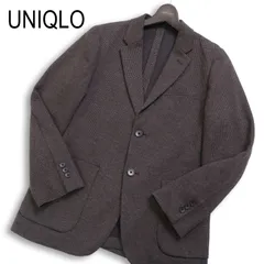 23AW★ UNIQLO ユニクロ 秋冬 千鳥柄 コンフォート 2B テーラード ジャケット Sz.XS　メンズ