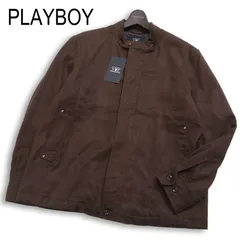 【極美品】PLAYBOY COLLECTION スエード調 ジャケット 黒 L 2026年最新】プレイボーイ レザー ジャケットの人気アイテム - メルカリ
