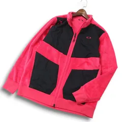 OAKLEY オークリー スカルコレクション 秋冬 リバーシブル★ スカル刺繍 ボア ブルゾン ジャケット Sz.XL　メンズ ゴルフ