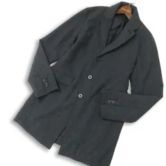 A.S.M アトリエサブ メン 秋冬★ ウール混 チェスター ジャケット Sz.L メンズ 灰 グレー ASMのサムネイル