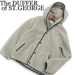 The DUFFER of ST.GEORGE ダファー オブ セントジョージ ボア フリース★ フーディー ジャケット Sz.XL メンズ 大きいサイズ